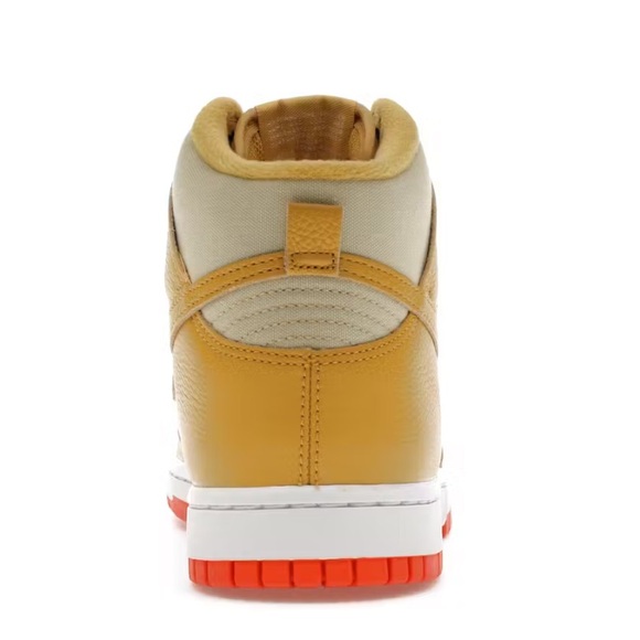 Nike Dunk HI Retro PRM - Wheat Gold/Team Gold - Men’s 10 Women’s 11.5 - Picture 4 of 4